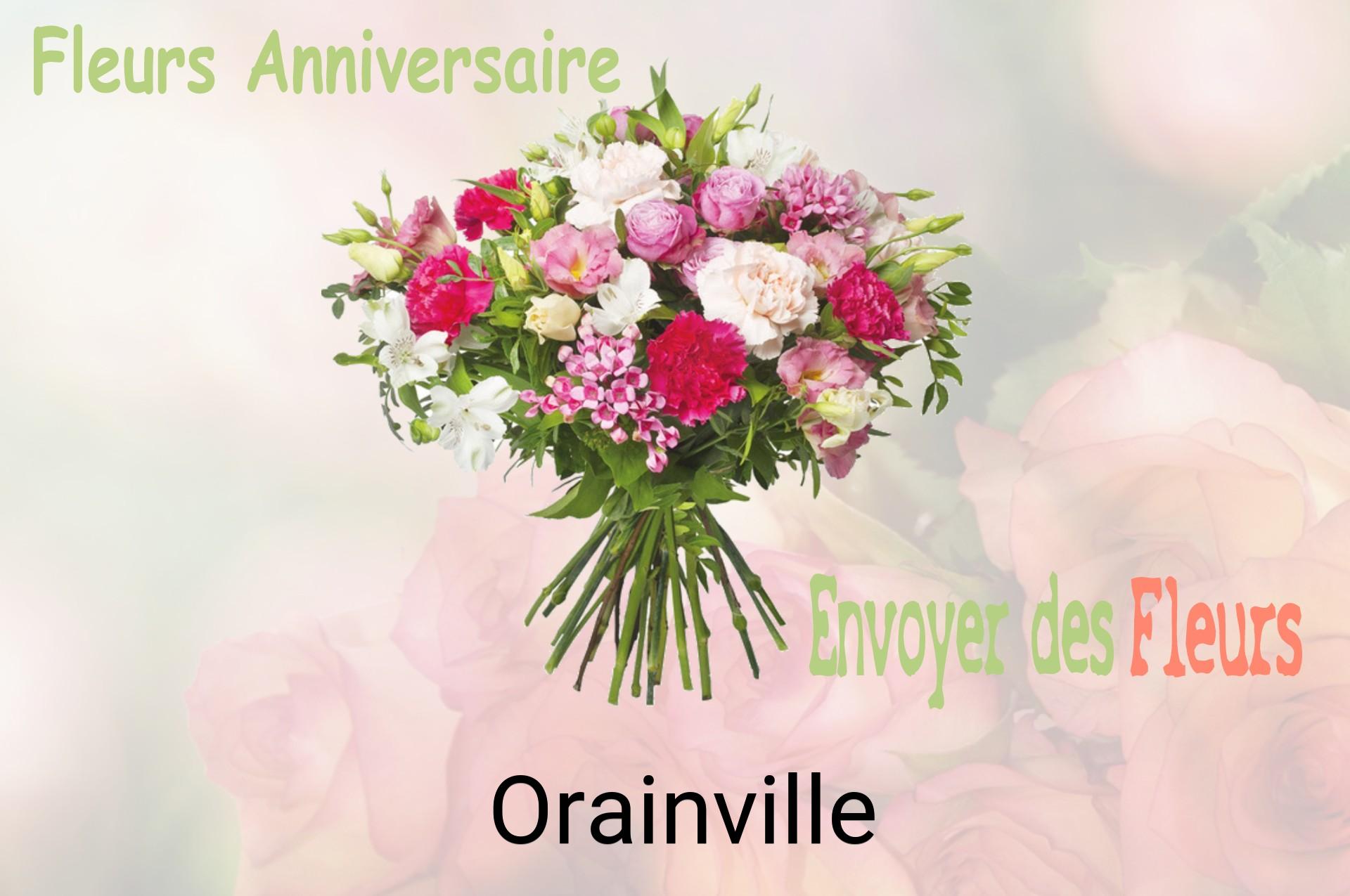 Bouquet de fleurs d’anniversaire livré à Orainville