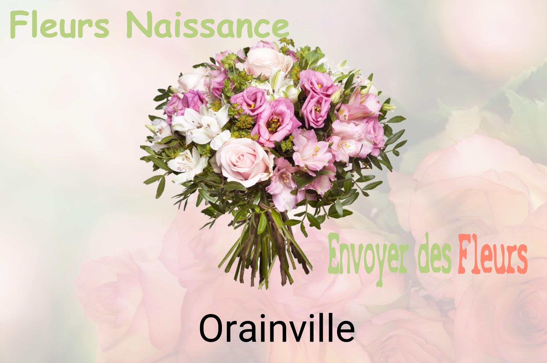 Bouquet de fleurs de naissance livré à Orainville